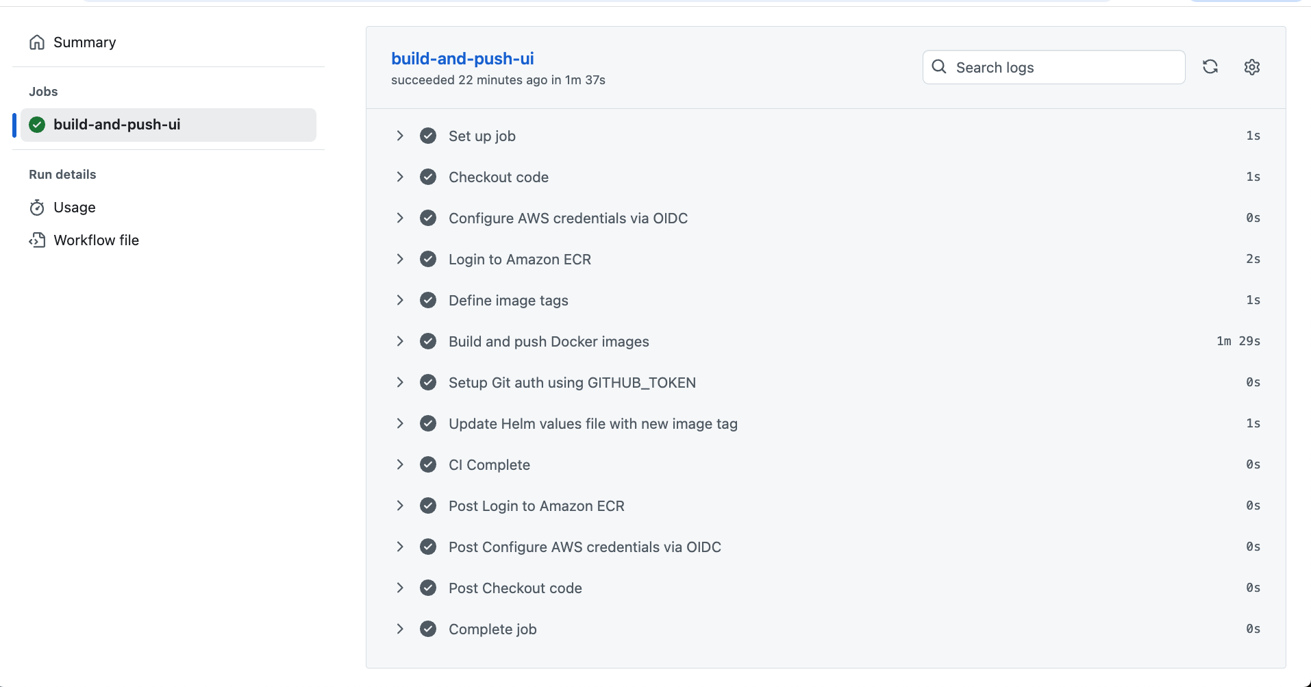 GitHub Action Workflow